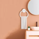 جا حوله ای آویز دیواری گرد - تصویر 2