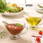 سس خوری شیشه ای دسته دار