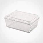 ظرف شیشه ای 1.1 لیتر درب اکرولیک
