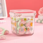 ظرف شیشه ای مربع دربدار 860 میلی لیتر - تصویر 2