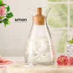 بطری آب درب چوبی 1 لیتر