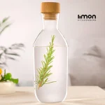بطری آب درب چوبی 1.1 لیتر