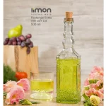 بطری چهارگوش درب چوب پنبه سایز 2