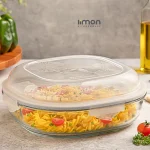 ظرف شیشه ای سرو و نگهداری دربدار 2.750 لیتر