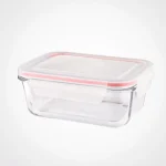 ظرف شیشه ای مستطیل 850 میلی لیتر
